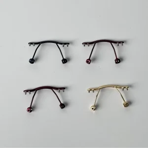 Single-Hole Frameless Metal Bracket Bridge for Prescription and Myopia Sunglasses