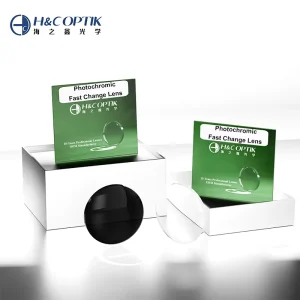 Single Vision Eyeglass Lenses Spin Coating 1.67 MR-7 Photochromic Photogrey SHMC Coating Optical Lens