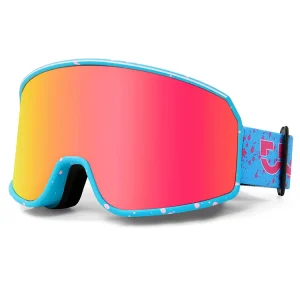 Ski Goggles Polarized Mirror Lenses PC Frame Snowboard Safety Eyewear