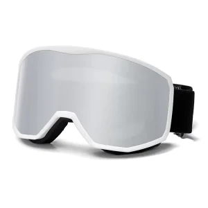 Ski Goggles Silicone Frame Mirror Polarized Lens Skiing Snowboard Glasses Ice Skating Snow Sports Safety Eyewear