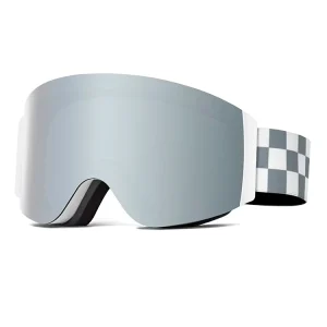 Ski Goggles UV400 Protection Dual Layer Magnetic Frameless Sports Snow Glasses OEM Mirror Removable Lenses Ski Snowboard Eyewear