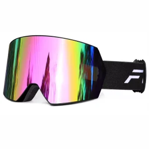 Ski Goggles UV400 Protection Skiing Snowboard Safety Glasses Anti Fog Lenses OEM Snow Sports Eyewear Manufacturer Custom
