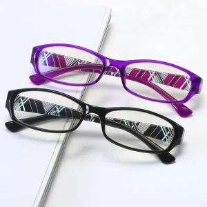 Slim Custom Orange Reading Glasses Retro PC Frame Computer Readers