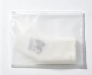 Small Clear Frosted CPE Zipper Bag Resealable Thick Plastic Pouch for Jewelry Watch Pendant Earring Accessories Packaging