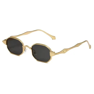 Small-Face Retro UV-Resistant Sunglasses for Men and Women