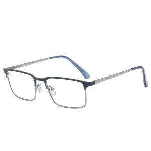 Small Frame Optical Glasses for Men Anti Blue Light Eyeglasses Square Fashion Eyewear
