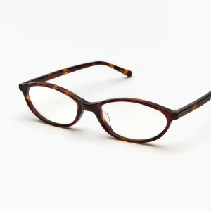 Small Oval Acetate Cat Eye Blue Light Blocking Eyeglasses Frames for Women