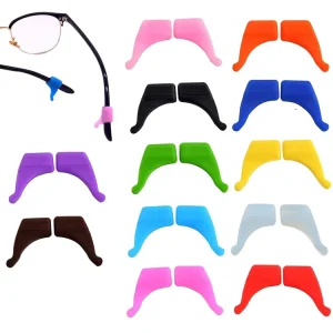 Small Silicone Temple Holders for Kids’ Outdoor Sports Glasses, Anti-Slip Ear Hooks
