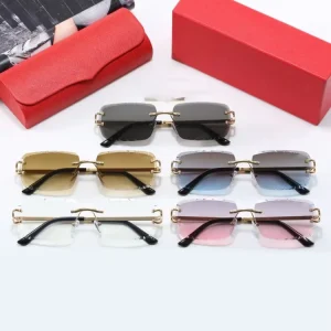 Small Square Polarized Sunglasses UV400 Anti-Glare Driving and Outdoor Glasses