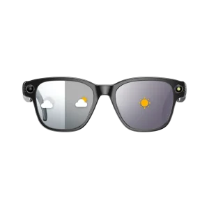 Smart Camera Glasses with Color-Changing Lenses, Real-Time Translation, AI Assistant and Single Lens