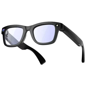 Smart Eyewear E09 Business Translation Smart Glasses with 8MP Lens Video Record AI Recognition for Multilingual Conference