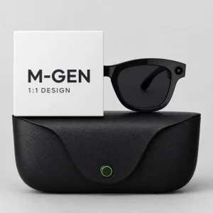 Smart Glasses BT Audio Eyewear 8MP Camera 1080P Video 32GB Storage AI Translation Charging Case Wearable Device