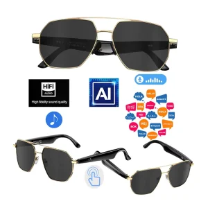 Smart Glasses Voice Notes Meeting Assistant Phone Calls Music Playback AI Translator Sunglasses