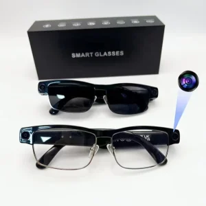Smart Glasses with Camera BT Wireless Men 8MP Pixel Metal Frame Men’s Multi-functional Smart AI Glasses L802