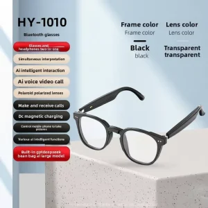 Smart Glasses with Long Battery Life for Calls and Audio Recording Designer Sunglasses Blue Light Blocking Glasses
