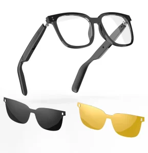 Latest New Clear Vision Wireless Blue Tooth Multifunctional Smart Eyeglass Sunglasses for Men Women Adults Travel Sport