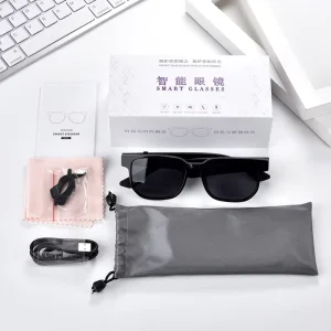 Smart Sunglasses with Anti-Blue Light, Bluetooth Headset and AI Audio