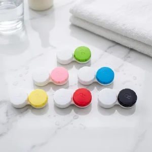 Smooth Contact Lens Storage Box Produced by the Factory