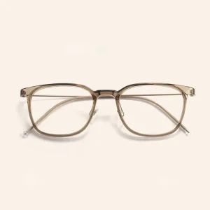 Soft Elastic TR90 Titanium Round Eyeglass Frames