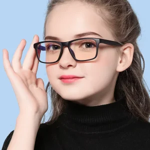 Soft Kid Eyeglasses Multicolored Children Optical Frame Anti Blue Light Eyewear With TR90 Material
