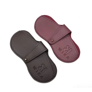 Soft PU Leather Travel Sunglass Case Pouch with Custom Logo