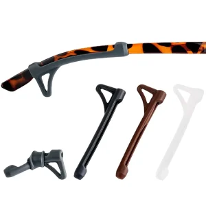 Soft Silicone Glasses Temple Holders Anti-Slip Eyeglass Hooks Ear Grips Sleeve
