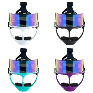 Softball Defender Face Mask Ultra-Lightweight Magnesium Alloy Fielder Face Guard