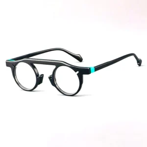 Solid Acetate Full-Frame Anti-Blue Light Optical Eyeglass Frames for Men and Women, Myopia Reading
