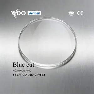 Source Factory CR39 Vision Anti Blue Light UV420 Protection Two-Piece 75mm Diameter 1.56 Single Vision Blue Cut Lenses