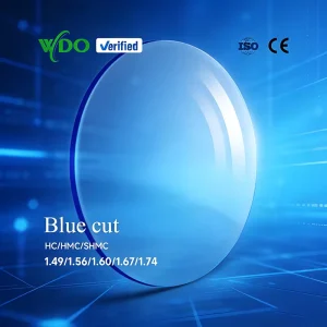 Source Factory Two-Piece 1.56 Blue Cut UV420 Monomer Super Hydrophobic Optical Lens 75mm Diameter Single Vision Lens