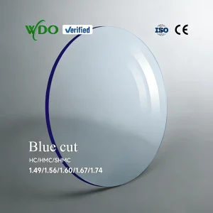 Source Factory Two-Piece 75mm Diameter Blue Filter 1.56 UV420 Blue Cut HMC Light Blue Yellow Green Optical Lenses