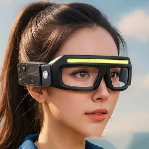 Source Supplier Multi functional Eyewear Lamp TYPE C Charging Warning Head Lamp Compact and Portable Inductive Head Lamp