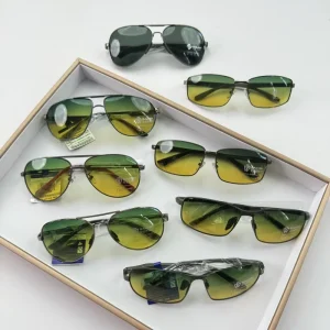 Special Sale Clearance Fashion Men’s Polarized Sunglasses for Night Driving with UV400 Protection and Full Frame Design