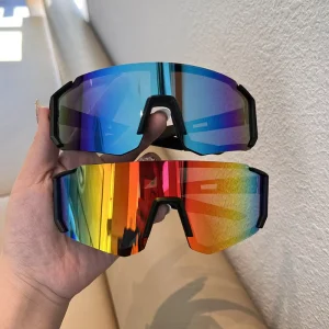 Sport Sunglasses Frameless Cycling Outdoors Sun Protection Unisex Fishing UV400 Windproof PC Bike Sunglasses