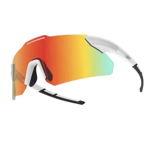Sports Polarized Cycling Sunglasses UV400 Frameless Bike Sunglasses for Men Women