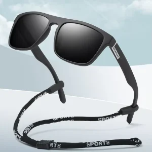 Sports Polarized Sunglasses Running Sun Glasses for Men Classic Matte Black Frame UV Protection Lentes De Sol