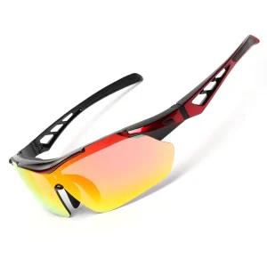 Sports Sunglasses Interchangeable Polarized Anti fog Lens Riding Cycling Glasses Mens Fishing Running Safety Eyewear Custom Logo