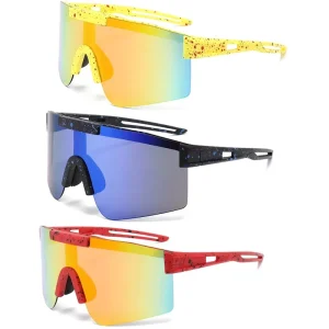 Sports Sunglasses UV400 Custom Logo Men’s Outdoor Riding
