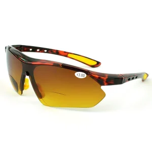 Sporty Industrial Bifocal Safety Glasses PC Frame for Work and Sports