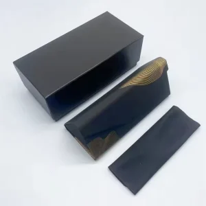 Spot High grade Rectangle Striped Hard Folding Sunglasses Glasses Packaging Box