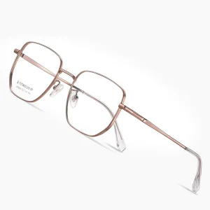 Spot Pure Titanium Glasses Fashion Men And Women Can Be Equipped With Myopia Glasses Frame Electroplating Ultra light