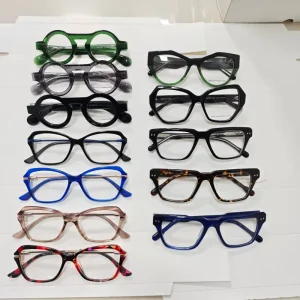 Spring Hinge Acetate Optical Frames Promotional High Quality Mix Batch Latest Arrival Fashion Optical Eyeglasses
