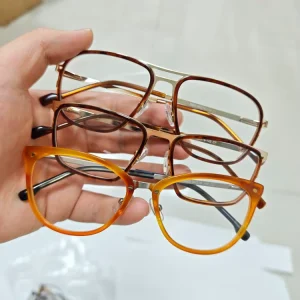 Spring Hinge Acetate and Metal Optical Frames Mix Batch Eyeglasses