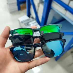 Spring Hinge Polarized Metal Clip-On Sunglasses UV400 Outdoor Optical
