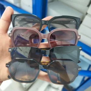 Spring Hinge Polarized Metal Clip-on Sunglasses UV400 Outdoor Optical Eyewear