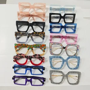 Spring Hinge Thick Acetate Optical Frames