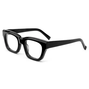 Square Acetate Classic Full Rim Lightweight Optical Eyeglass Frames