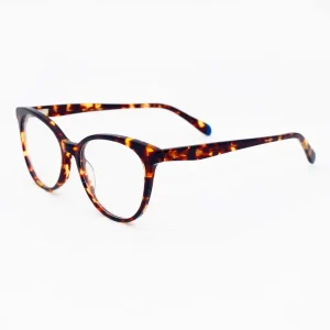Square Acetate Eyeglass Frames Blue Light Filter Eyewear for Men