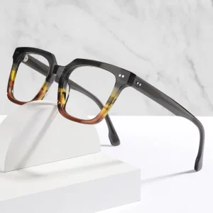 Square Acetate Handmade Optical Eyeglass Frames for Men and Women