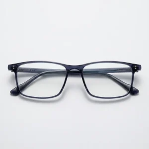 Square Acetate Optical Eyeglass Frames, Handmade Lightweight Thin Frame